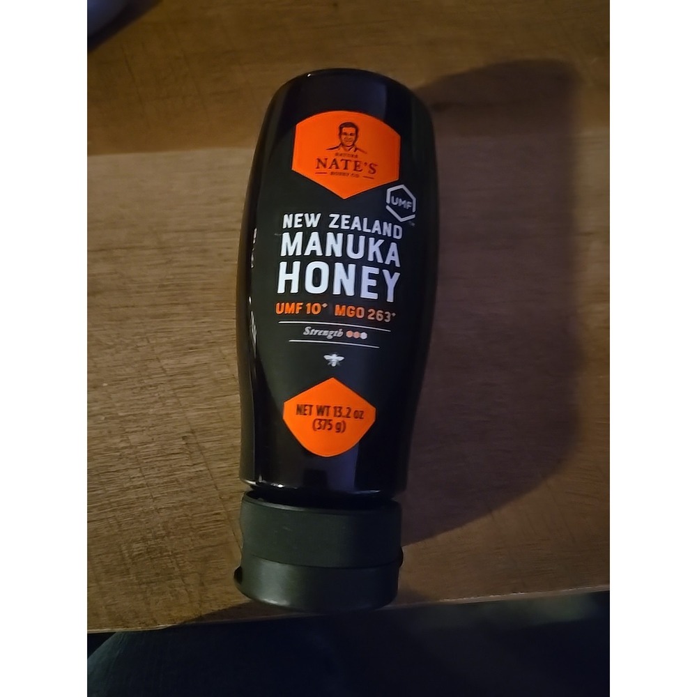 Nature Nate's New Zealand Manuka Honey UMF 10+ MGO 263+ 13.2 oz Squeeze Bottle